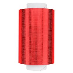 Fripac Alu-Haarfolie Super-Plus 15 my Geprägt, 100 m x 12 cm Rot