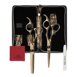 Olivia Garden SilkCut black/gold 2er Set HS 5,75'/MS EUR RH
