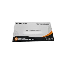 Nitril-Einweghandschuhe MEDBRUN XL 100er Box schwarz