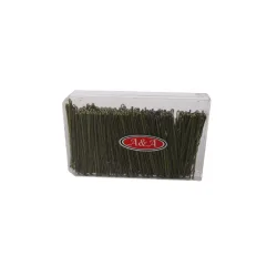 A&A Haarklemmen Box 240er ca. 6 cm gold gewellt