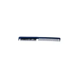 Hercules Sägemann Carbon C10 blau Toupierkamm mit Naturborsten 9