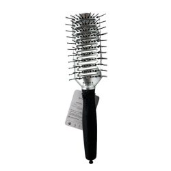 Olivia Garden Essential Style Tunnel Nylonborsten Silber