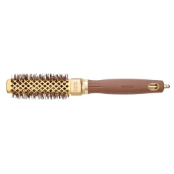Olivia Garden Expert Blowout Straight Gewellte Borsten Gold&Braun 20 mm