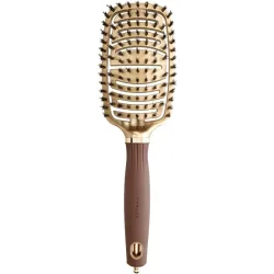 Olivia Garden Expert Care Flex Wildschwein-/Nylonborsten Gold&Braun