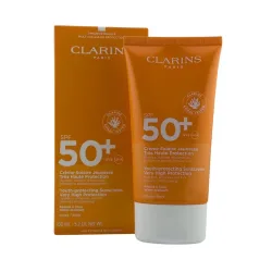 Clarins - Feuchtigkeit spendende Sonnenschutz-Creme für den Körper SPF 50+, 150  ml