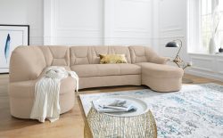 DOMO collection Wohnlandschaft »Sarafina«, wahlweise mit Bettfunktion, optional mit Federkern
