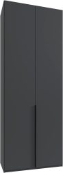 Wimex Kleiderschrank »Mugano,in 8 Breiten,3 Höhen,2 Tiefen, viele Farben, Made in Germany«, (in Basic oder Premium Ausstattung mit 2 weiteren Einlegeböden), mit langen oder kurzen Griffen aus Metall, mit oder ohne Spiegel