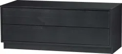 mutoni - TV-Möbel Finca Kiefer tiefschwarz 100x40, One Size