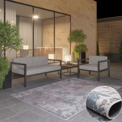 Myflair Möbel & Accessoires Teppich »Kollektion Avery«, rechteckig, 2 mm Höhe, Flachgewebe, waschbar bis 30 Grad, besonders weich durch Microfaser, ideal im Wohnzimmer, Schlafzimmer, Esszimmer & Küche, Indoor & Outdoor geeignet