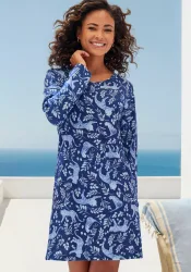 Vivance Dreams by Lascana Nachthemd 1 tlg. mit All-Over Print