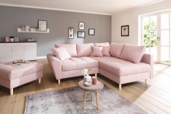 Home affaire Ecksofa »Rice«, incl. Hocker, mit Federkern