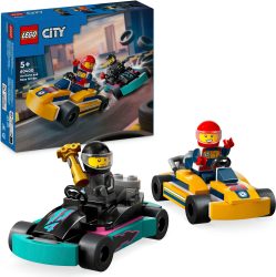 60400 Go-Karts mit Rennfahrern Multicolor