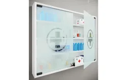 Medizinschrank Hustila L 80/60/10 cm 