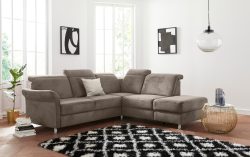 sit&more Ecksofa, inklusive Federkern, wahlweise mit Kopfteilverstellung, Bettfunktion und Stauraum