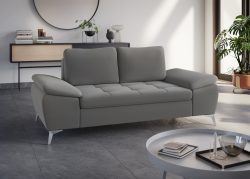 sit&more 2-Sitzer, mit hochwertigen Metallfüssen