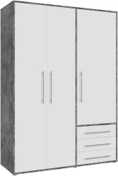 FORTE Drehtürenschrank 