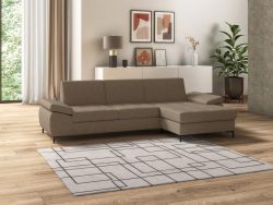 DOMO collection Ecksofa »Capelo«, mit Armteilverstellung, wahlweise mit Bettfunktion, inklusive Federkern