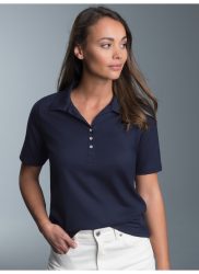 Trigema Poloshirt, aus Baumwolle mit Strass® Kristallen