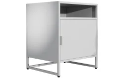 Nachttisch Flokas L 45/55/40 cm Weiss 