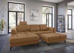 sit&more Ecksofa »Bendigo V«, inklusive Sitztiefenverstellung, Bodenfreiheit 12 cm, wahlweise in 2 unterschiedlichen Fussfarben