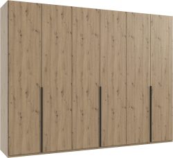 Wimex Kleiderschrank »Mugano,in 8 Breiten,3 Höhen,2 Tiefen, viele Farben, Made in Germany«, (in Basic oder Premium Ausstattung mit 2 weiteren Einlegeböden), mit langen oder kurzen Griffen aus Metall, mit oder ohne Spiegel