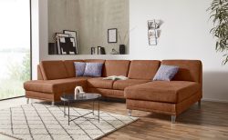 sit&more Wohnlandschaft »Clio V«, wahlweise mit Bettfunktion und Bettkasten, inklusive Federkern