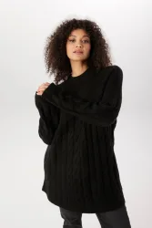 Aniston PLUS Strickpullover mit edlen Zopfstrickmuster - NEUE KOLLEKTION