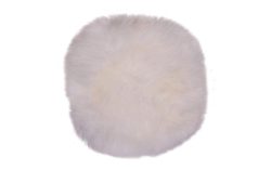 House Nordic - Lammfell-Kissen - Ø 35 cm - Cremeweiss