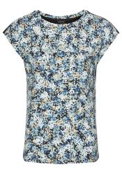 Laura Scott T-Shirt, mit filigranem Blumen-Druck