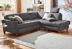 Home affaire Ecksofa »Earl«, wahlweise auch mit Bettfunktion oder Bettfunktion mit Bettkasten