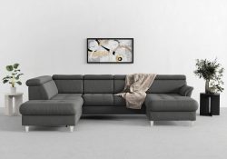 sit&more Wohnlandschaft, inklusive Kopfteilverstellung, wahlweise mit Bettfunktion und Bettkasten