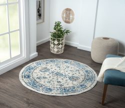 Myflair Möbel & Accessoires Teppich »My Heriz«, rund, Kurzflor, klassisches Orient Design, besonders weich durch Microfaser