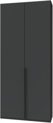 Wimex Kleiderschrank »Mugano,in 8 Breiten,3 Höhen,2 Tiefen, viele Farben, Made in Germany«, (in Basic oder Premium Ausstattung mit 2 weiteren Einlegeböden), mit langen oder kurzen Griffen aus Metall, mit oder ohne Spiegel