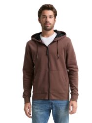 TOM TAILOR Kapuzensweatjacke, mit Kapuze