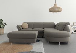 sit&more Ecksofa, wahlweise mit Bettfunktion, Bettkasten und Kopf- und Armteilverstellung