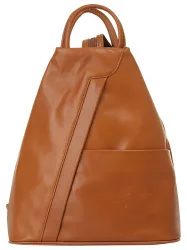 Samantha Look Cityrucksack echt Leder, Made in Italy