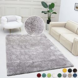 Bruno Banani Hochflor-Teppich »Dana Teppich«, rechteckig, uni, weich, Mikrofaser Teppiche, Wohnzimmer, Schlafzimmer, Esszimmer