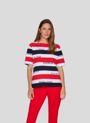 Rabe Rundhalsshirt, im Colorblocking-Design