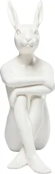 KARE Design - Deko Figur Gangster Rabbit Weiss, One Size