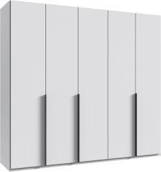 Wimex Kleiderschrank »Mugano,in 8 Breiten,3 Höhen,2 Tiefen, viele Farben, Made in Germany«, (in Basic oder Premium Ausstattung mit 2 weiteren Einlegeböden), mit langen oder kurzen Griffen aus Metall, mit oder ohne Spiegel