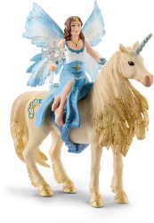 Schleich® Spielfigur »bayala, Eyelas Ausritt auf Goldfarbeneinhorn (42508)«
