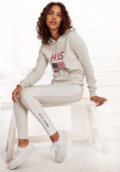 H.I.S Kapuzensweatshirt, mit Logodruck und Kängurutasche