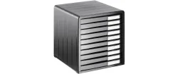 Rotho Bürobox Timeless Anthrazit | 32 × 29 × 34.5 cm