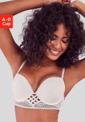 Lascana Bh Mit Push Up Effekt Damen Creme B/70