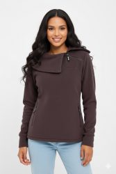 Bench. Fleecepullover »APRILLE«, warmes, tailliertes Fleeceshirt mit Troyerkragen und Seitentaschen
