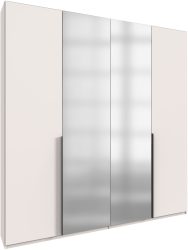 Wimex Kleiderschrank »Mugano,in 8 Breiten,3 Höhen,2 Tiefen, viele Farben, Made in Germany«, (in Basic oder Premium Ausstattung mit 2 weiteren Einlegeböden), mit langen oder kurzen Griffen aus Metall, mit oder ohne Spiegel