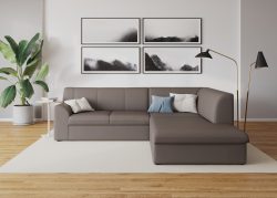 DOMO collection Ecksofa »Topper«, mit Ottomane, wahlweise mit Schlaffunktion