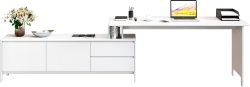Home affaire Schreibtisch »Liva«, Breite 170-304 cm