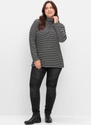 Sheego Rollkragenshirt »Rollkragenshirt«, (1 tlg.)