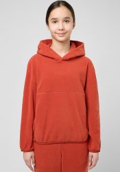 Jack Wolfskin Hoodie aus Bio-Baumwolle Kinder Smileyworld Hoody Youth L intense rust intense rust